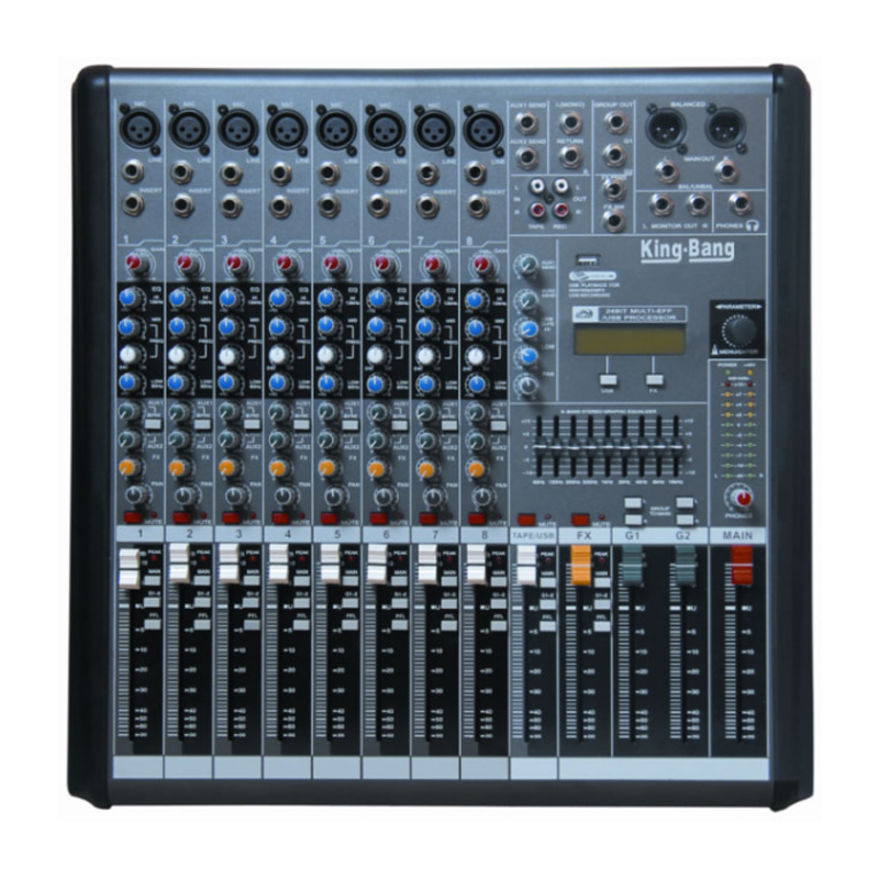 8路2編組調音臺   AT8RUD